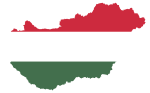 Hungary Map Flag